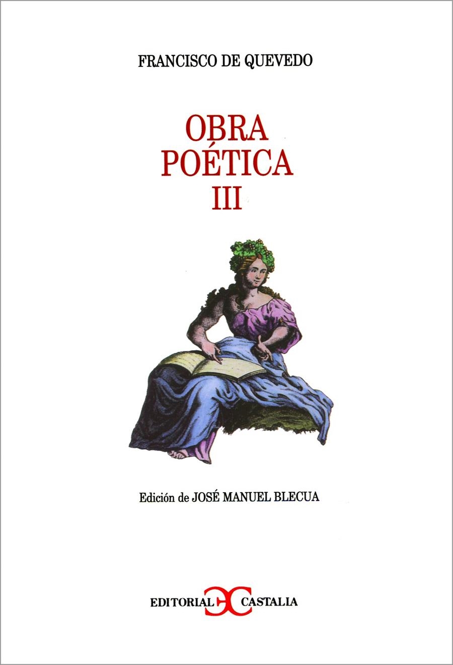 OBRA POETICA III | 9788470398186 | QUEVEDO, FRANCISCO DE | Llibreria La Gralla | Librería online de Granollers