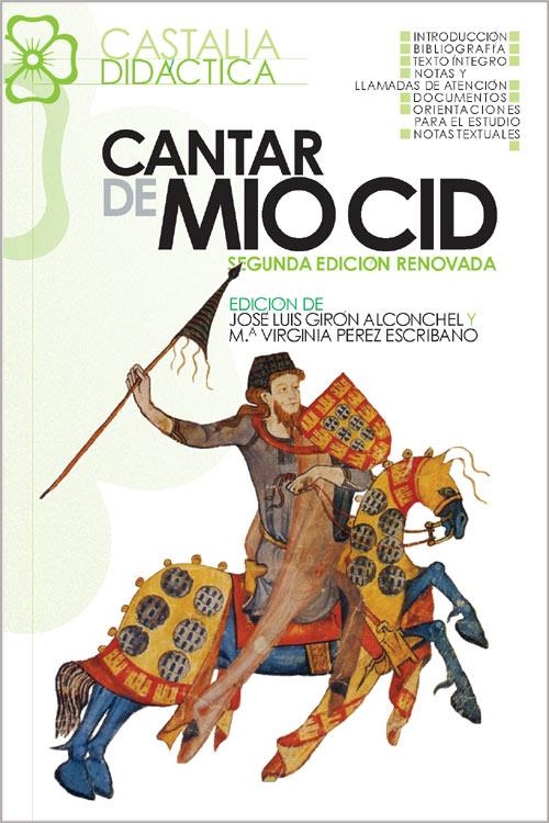 CANTAR DE MIO CID (CASTALIA 35) | 9788497402927 | ANONIMO | Llibreria La Gralla | Librería online de Granollers