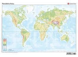 MAPA MUT PLANISFERI FISIC | 8429962003638 | Llibreria La Gralla | Librería online de Granollers