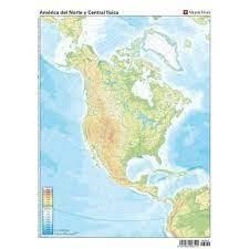 MAPA MUT AMERICA NORD I CENTRAL FISIC | 8429962003515 | Llibreria La Gralla | Librería online de Granollers