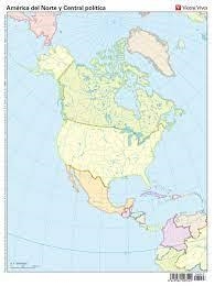 MAPA MUT AMERICA DEL NORD I CENTRAL POLITICA | 8429962003522 | Llibreria La Gralla | Llibreria online de Granollers