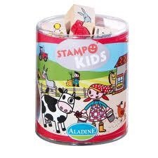 PACK 15 TAMPONS+1 TINTA NEGRA ANIMALS GRANJA  | 3660016033118 | ALA03311 | Llibreria La Gralla | Librería online de Granollers