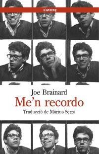 ME'N RECORDO | 9788488839442 | BRAINARD, JOE | Llibreria La Gralla | Librería online de Granollers