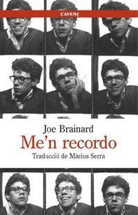ME'N RECORDO | 9788488839442 | BRAINARD, JOE | Llibreria La Gralla | Llibreria online de Granollers