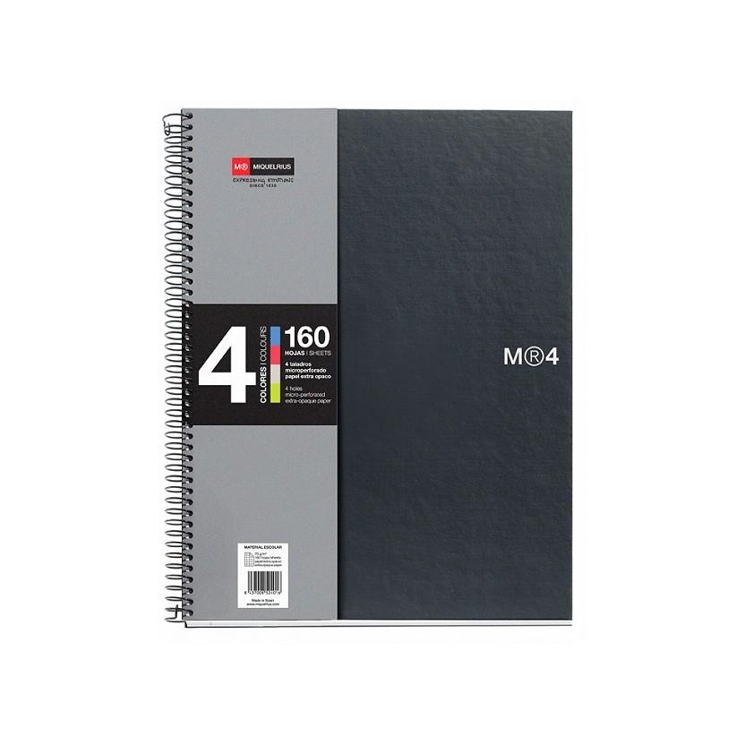 LLIBRETA A5 MIQUELRIUS LLIS NOTEBOOK 4 NEGRE | MQR2121 | 2121 | Llibreria La Gralla | Librería online de Granollers
