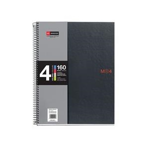 LLIBRETA A5 MIQUELRIUS RATLLES NOTEBOOK 4 NEGRE | MQR2140 | 2140 | Llibreria La Gralla | Llibreria online de Granollers
