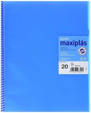 CARPETA 20 FUNDES MAXIPLAS BLAVA | 8413623983025 | 39832030 | Llibreria La Gralla | Llibreria online de Granollers