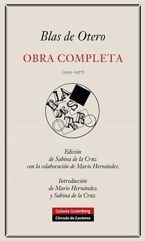 OBRA COMPLETA DE BLAS DE OTERO | 9788481099553 | OTERO, BLAS DE | Llibreria La Gralla | Llibreria online de Granollers