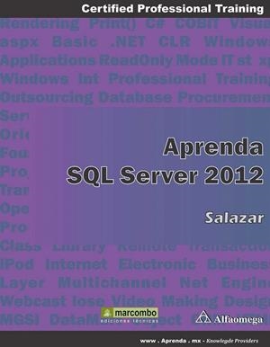 APRENDER SQL SERVER 2012 | 9788426719805 | SALAZAR, FRANCISCO | Llibreria La Gralla | Llibreria online de Granollers