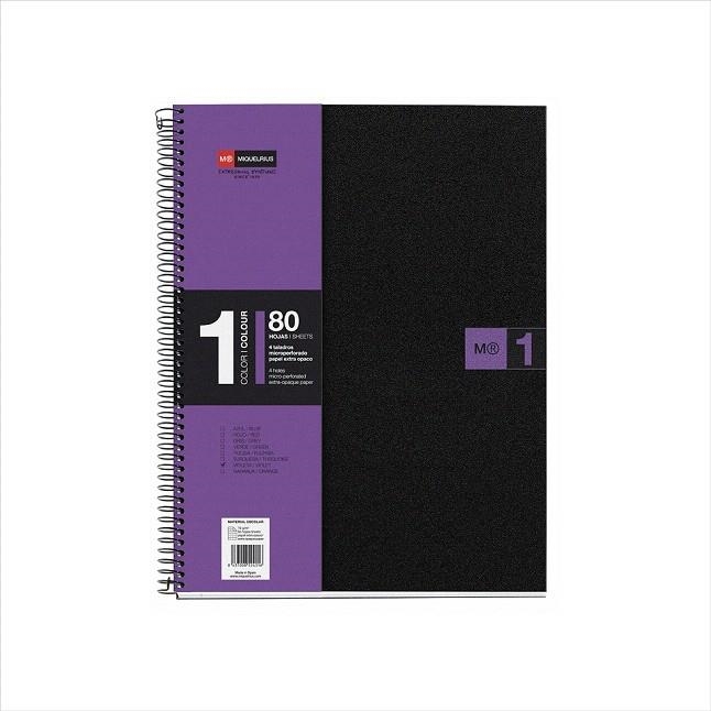LLIBRETA A5 MIQUELRIUS NOTEBOOK 1 LILA 80F | 8422593026571 | 2657 | Llibreria La Gralla | Librería online de Granollers