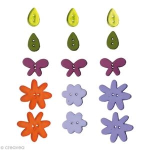 PACK 36 BOTONS ARTEMIO SCRAPBOOKING FLORS  | 5414135055722 | ART11006563 | Llibreria La Gralla | Librería online de Granollers