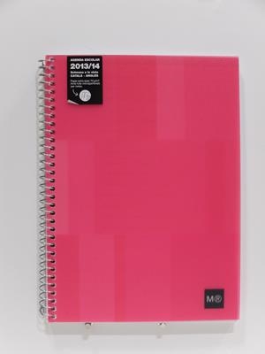 AGENDA ESCOLAR 13-14 MIQUELRIUS LUMINE VERMELLA A6 SV | 8422593278987 | MQR27898 | Llibreria La Gralla | Llibreria online de Granollers