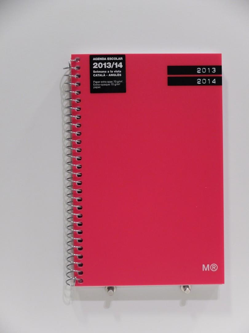 AGENDA ESCOLAR 13-14 MIQUELRIUS TAG VERMELLA A6 SV | 8422593279014 | MQR27901 | Llibreria La Gralla | Llibreria online de Granollers