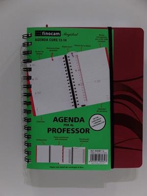 ***AGENDA PROFESSOR 13-14 FINOCAM MAGISTRAL DUNES VERMELL A5 SV | 8422952075431 | FINV104C | Llibreria La Gralla | Librería online de Granollers