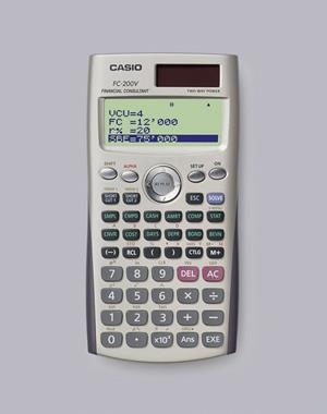CALCULADORA CASIO FINANCERA FC 200 V | 4971850172130 | CSIFC200V | Llibreria La Gralla | Librería online de Granollers