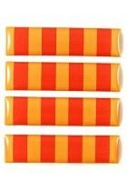 ADHESIU PVC RELLEU SENYERA RECTANGULAR PETITS (PACK DE 4) | LG272302 | Llibreria La Gralla | Llibreria online de Granollers