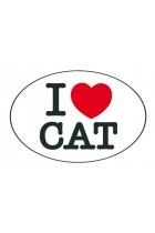 ADHESIU PVC "I LOVE CAT" | LG272202 | Llibreria La Gralla | Librería online de Granollers