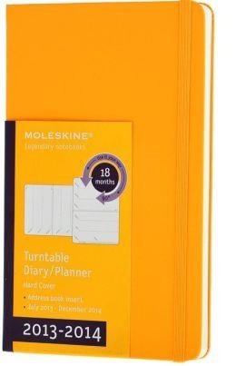 MOLESKINE 18 MONTHS TURNTABLE DIARY PLANNER HARD COVER GOLDEN YELLOW 9X14 | 9788866136675 | Llibreria La Gralla | Librería online de Granollers