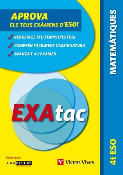 EXATAC 4 ESO MATEMATIQUES  | 9788468211442 | Llibreria La Gralla | Librería online de Granollers