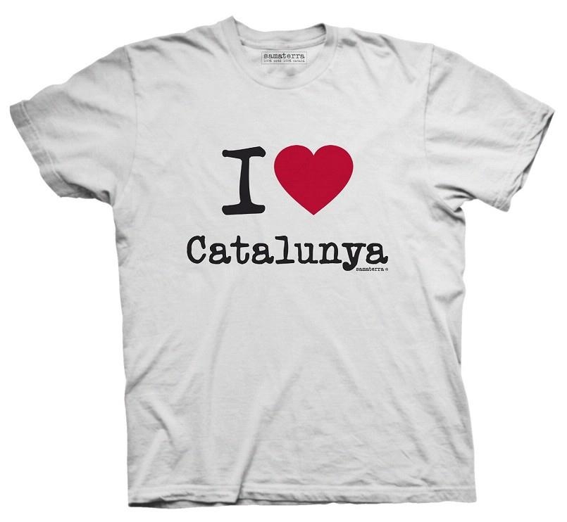 SAMARRETA I LOVE CATALUNYA BLANCA XXL | LG2577 | Llibreria La Gralla | Librería online de Granollers