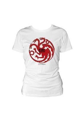 SAMARRETA GAME OF THRONES TARGARYEN NOIA BLANCA TALLA L | 8436541021266 | Llibreria La Gralla | Librería online de Granollers
