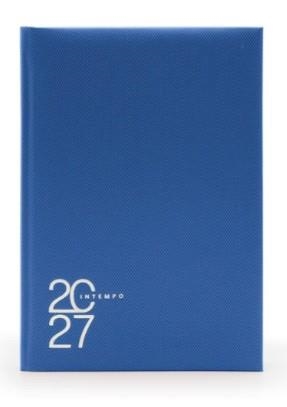 AGENDA 2027 INTEMPO PLATE A5 DP BLAVA | 8029221534103 | TEM7137TX32 | Llibreria La Gralla | Librería online de Granollers