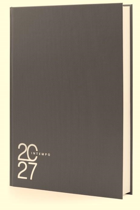 AGENDA 2027 INTEMPO PLATE A5 DP NEGRA | 8029221534110 | 7137TX34 | Llibreria La Gralla | Librería online de Granollers