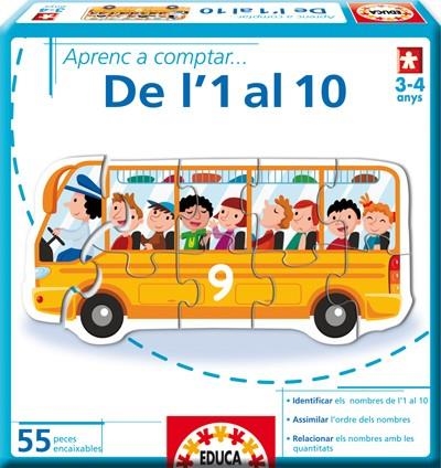 APRENC A COMPTAR DE L'1 AL 10 | 8412668142374 | EDUCA | Llibreria La Gralla | Llibreria online de Granollers