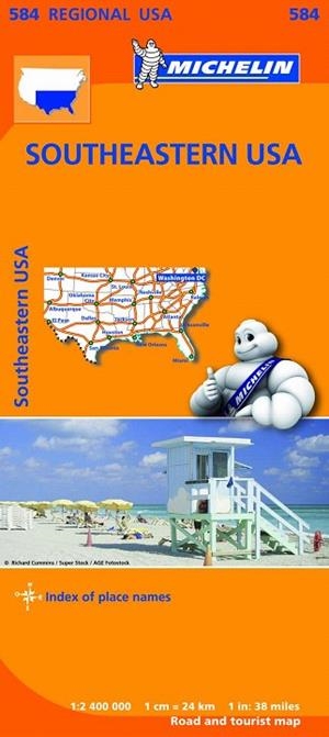 USA SUDESTE MAPA REGIONAL MICHELIN 584 (2013) | 9782067184664 | VARIOS AUTORES | Llibreria La Gralla | Llibreria online de Granollers