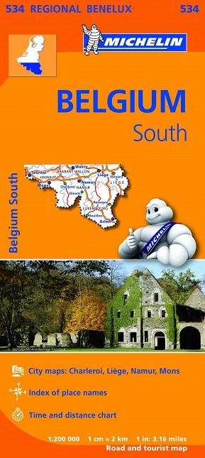 BELGICA SUR MAPA REGIONAL MICHELIN 534 (2013) | 9782067183490 | VARIOS AUTORES | Llibreria La Gralla | Librería online de Granollers