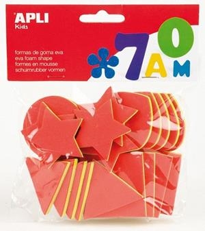 FORMES GOMA EVA 25 UNITATS | 8410782130734 | APL13073 | Llibreria La Gralla | Llibreria online de Granollers