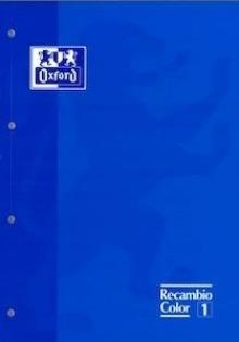 RECANVI FULLS OXFORD A4 BLAU | 8412771083410 | Llibreria La Gralla | Librería online de Granollers