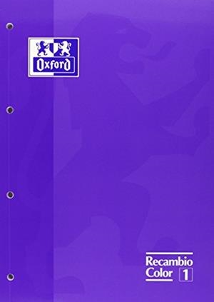 RECANVI FULLS OXFORD A4 LILA | 8412771083458 | Llibreria La Gralla | Librería online de Granollers
