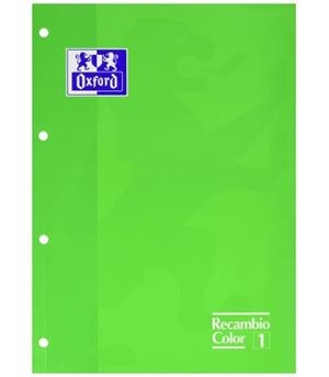 RECANVI FULLS OXFORD A4 VERD | 8412771083434 | Llibreria La Gralla | Librería online de Granollers