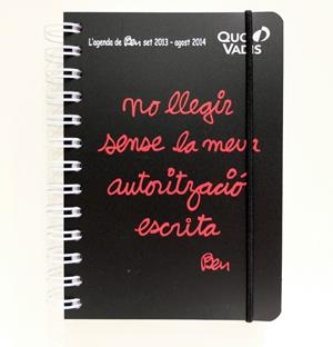 AGENDA ESCOLAR 13-14 QUOVADIS DP BEN | 3371017525440 | Llibreria La Gralla | Librería online de Granollers
