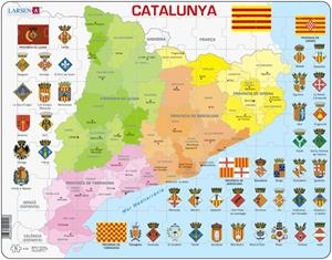 PUZZLE CATALUNYA POLITICA (70 PECES) | 7023850219296 | LARSEN | Llibreria La Gralla | Llibreria online de Granollers
