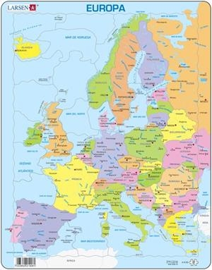 PUZZLE EUROPA POLITICA (37 PECES) | 7023850219081 | LARSEN | Llibreria La Gralla | Llibreria online de Granollers