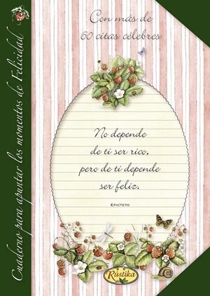 CUADERNO PARA APUNTAR LOS MOMENTOS DE FELICIDAD | 9788493925567 | TODOLIBRO, EQUIPO | Llibreria La Gralla | Librería online de Granollers