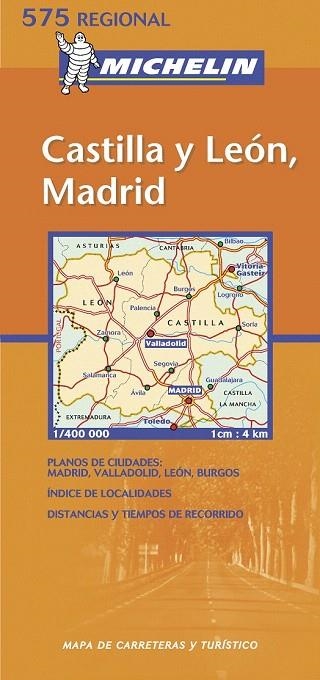 CASTILLA Y LEON Y MADRID MAPA REGIONAL 575 ESC 1:400000 | 9782061009000 | VARIOS AUTORES | Llibreria La Gralla | Llibreria online de Granollers