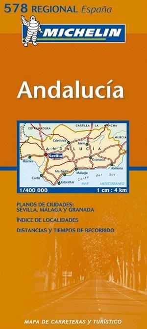 ANDALUCIA MAPA 578 REGIONAL ESC 1:400000 | 9782061009154 | VARIOS AUTORES | Llibreria La Gralla | Llibreria online de Granollers