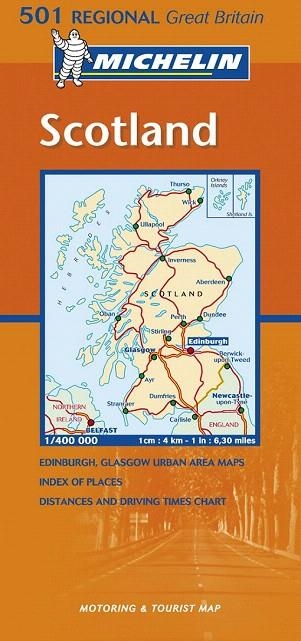 ESCOCIA MAPA (MICHELIN REGIONAL GREAT BRITAIN 501) | 9782061007914 | VARIOS AUTORES | Llibreria La Gralla | Llibreria online de Granollers