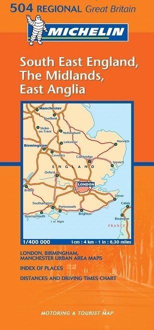 INGLATERRA SUDESTE MAPA REGIONAL 504 MICHELIN | 9782061008065 | . | Llibreria La Gralla | Llibreria online de Granollers