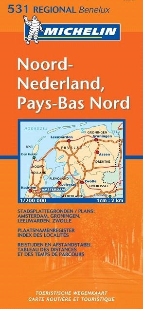 HOLANDA NORTE PAISES BAJOS NORTE MAPA REGIONAL 531 MICHELIN | 9782067100947 | . | Llibreria La Gralla | Llibreria online de Granollers