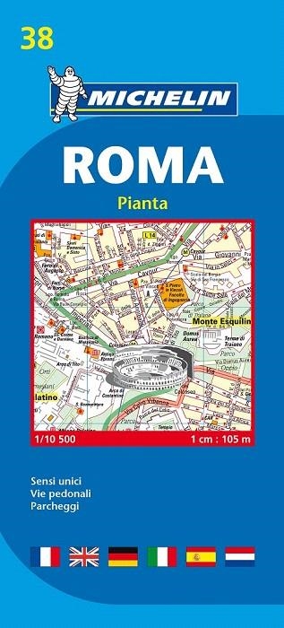 ROMA PLANO E INDICE MICHELIN 1/10500 | 9782067117105 | VARIOS AUTORES | Llibreria La Gralla | Llibreria online de Granollers