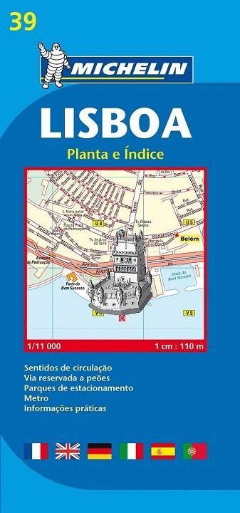 LISBOA MAPA 1/11.000 | 9782067117112 | VARIOS AUTORES | Llibreria La Gralla | Librería online de Granollers