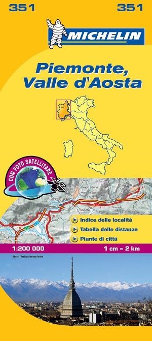 PIEMONTE,VALLE D'OSTA (MAPA 351) | 9782067126596 | Llibreria La Gralla | Llibreria online de Granollers