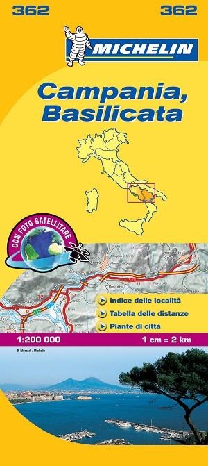 CAMPANIA, BASILICATA (MAPA MICHELIN 362) | 9782067126718 | Llibreria La Gralla | Llibreria online de Granollers