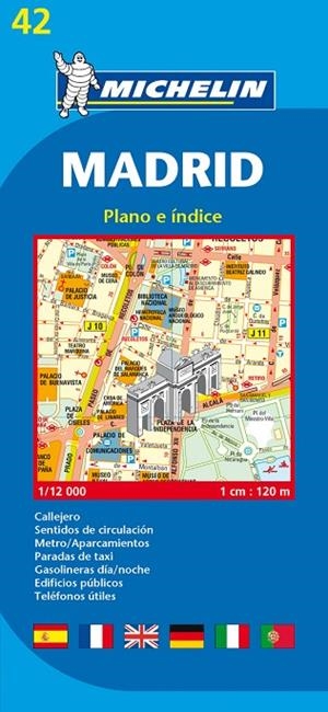 MADRID (MAPA MICHELIN 42) | 9782067127685 | Llibreria La Gralla | Librería online de Granollers