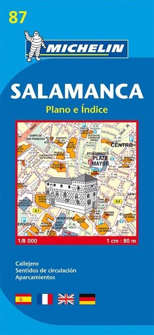 SALAMANCA (MAPA MICHELIN 87) | 9782067127999 | Llibreria La Gralla | Llibreria online de Granollers