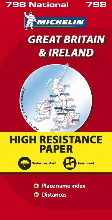 GRAN BRETANYA IRLANDA (MAPA ALTA RESISTENCIA NATIONAL 798) | 9782067137998 | Llibreria La Gralla | Librería online de Granollers